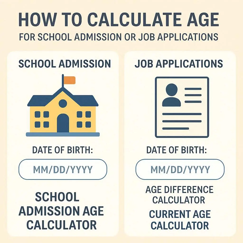 How to Calculate Age for School Admission or Job Applications