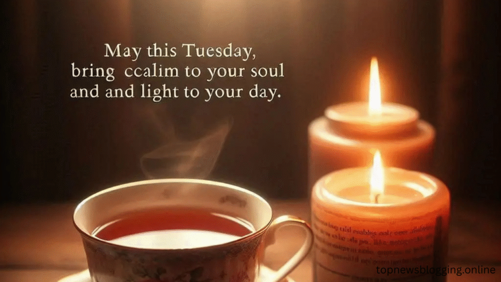 A new Tuesday morning brings new hope and strength.
